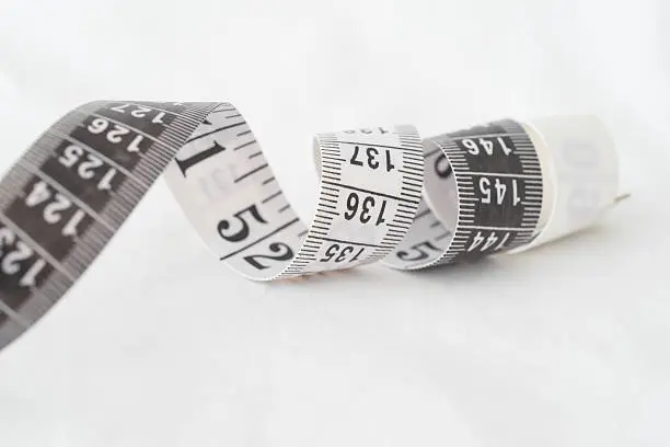 Detail of a measuring tape