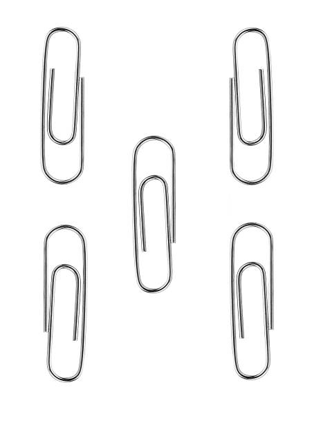 istock Paper clip isolated on white background 539042583