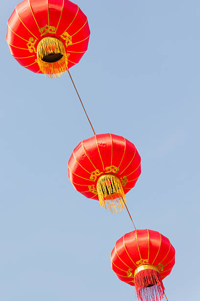 istock Chinese lantern in the sky, new year celebration 539055313