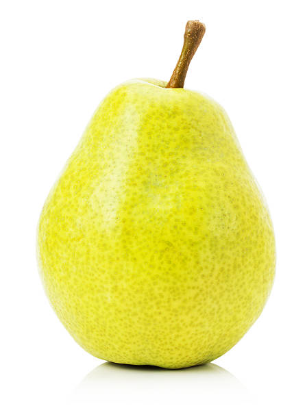 istock yellow pear isolated on the white background 539055549