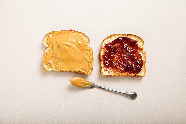 istock Peanut butter jelly sandwich 539056589