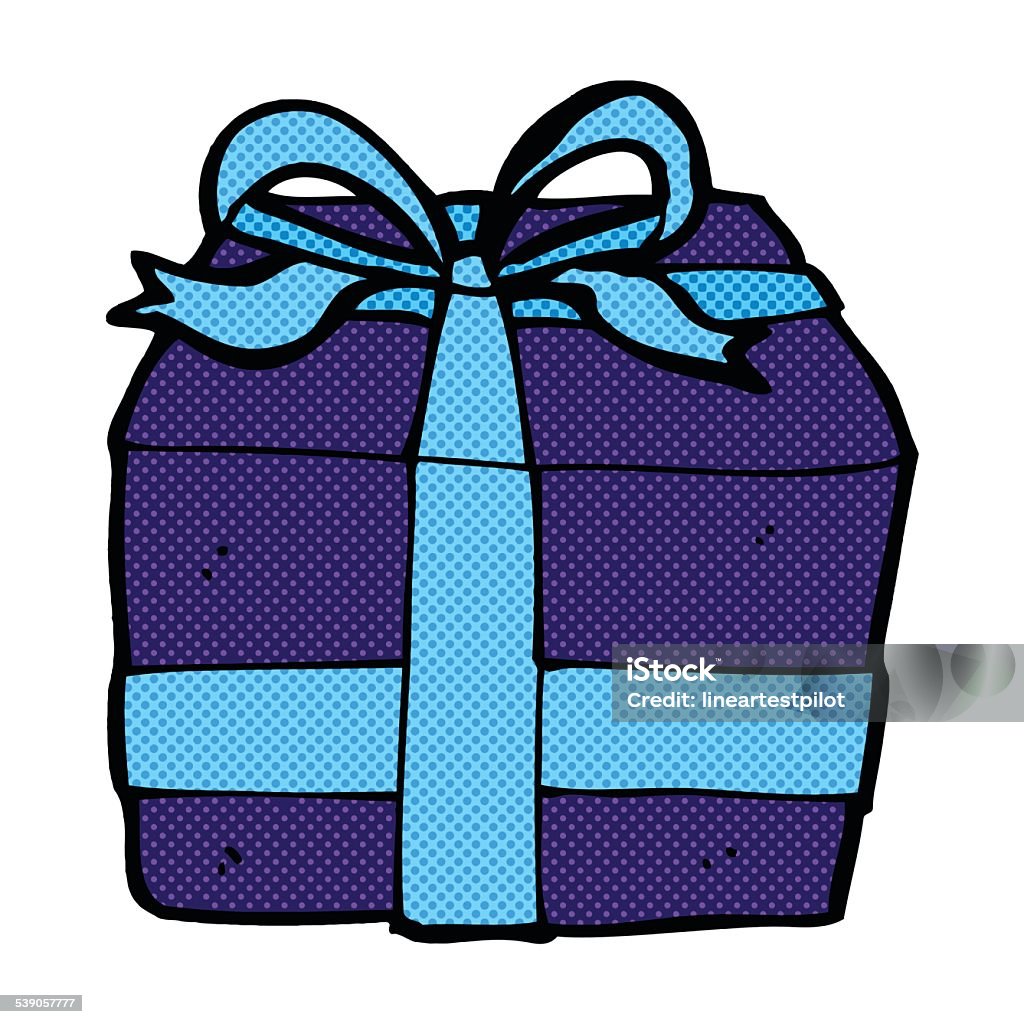 Present Comical Comic Cartoon Present Stock Illustration - Download Image Now ...