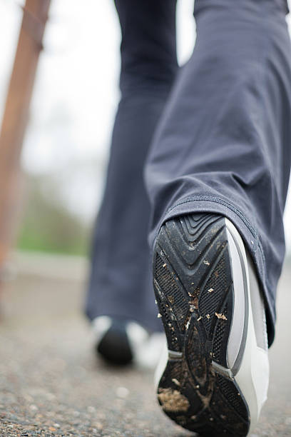 istock Low Angle View of Woman Running 539058509