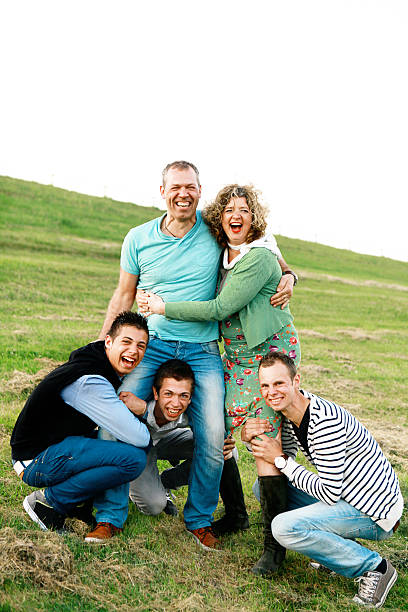 istock Family of Five Having Fun 539058577
