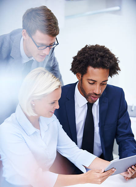 Getting the latest data stock photo
