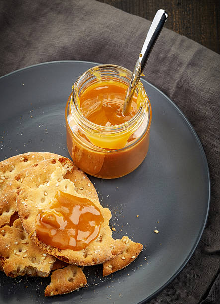 istock jar of homemade caramel cream 539070769