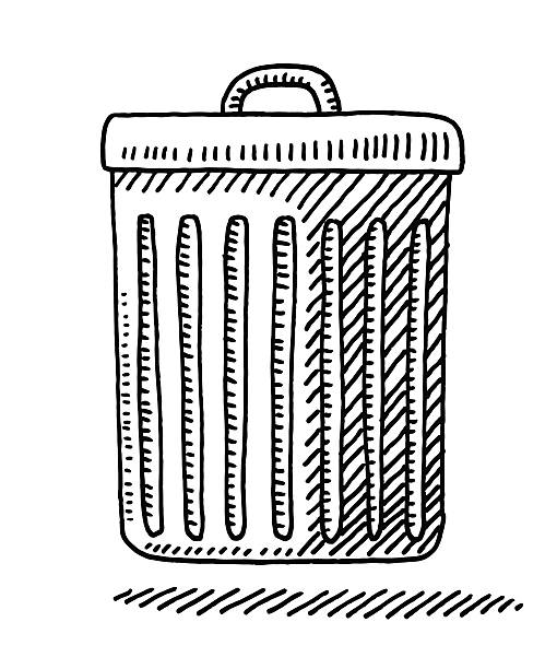 Dustbin Scetch 2,000+ Dustbin Drawing Stock Illustrations, Royalty-Free Vector ...