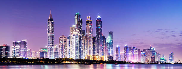 istock Dubai Marina Skyline at Twilight United Arab Emirates 539071409
