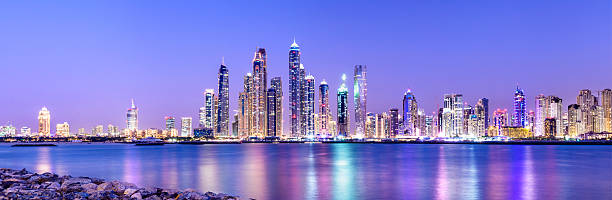 istock Dubai Marina Skyline at Twilight United Arab Emirates 539071421