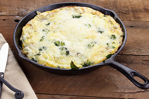 istock Broccoli, Spinach and Mushroom Frittata 539071813