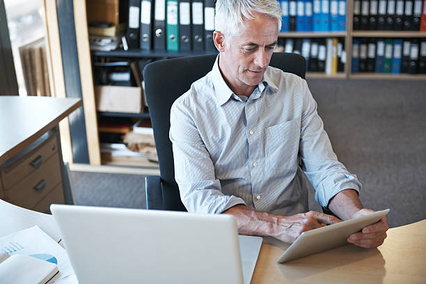 istock Modern business mixing old and new methods 539072205