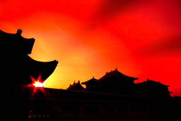 istock silhouette of Chinese Pagoda 539079079
