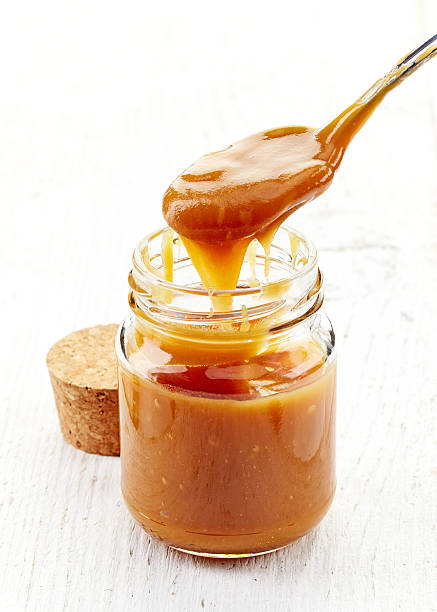 istock jar of homemade caramel cream 539079791