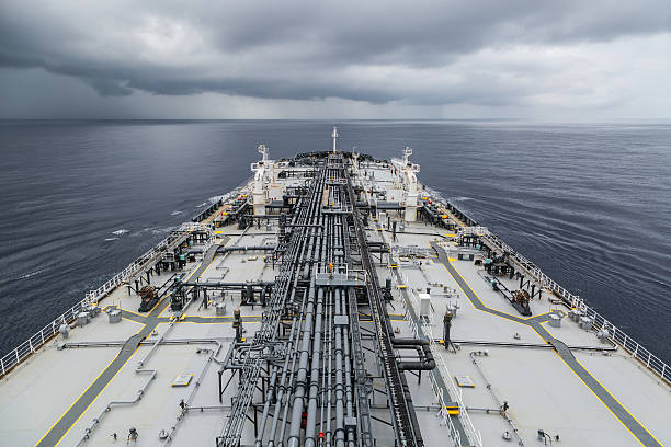 istock Oil products tanker underway in the ocean. 539084504