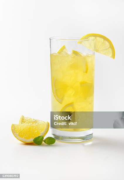 Fresh Lemon Juice Stock Photo - Download Image Now - Lemonade, Lemon Soda, Drinking Glass