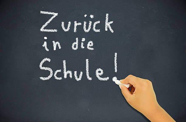 istock Back to school in the blackboard in German 539087668