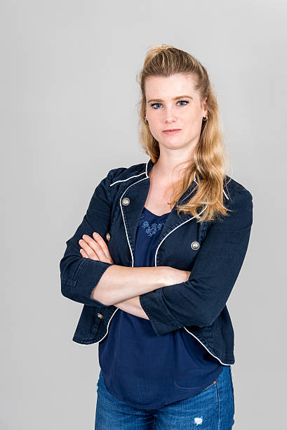 istock Serious woman with look into the camera 539090228