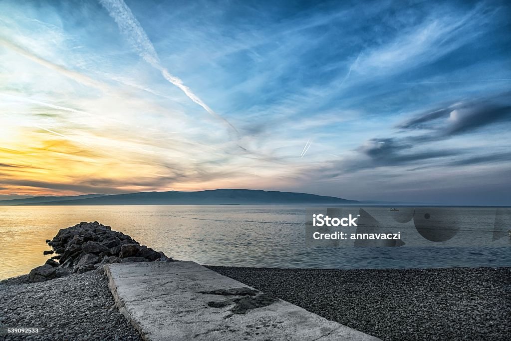 Beautiful landscape with sea and clouds Beautiful landscape with sunset and sea 2015 Stock Photo