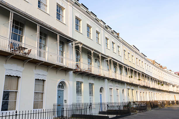 istock Georgian style terrace houses 539093945