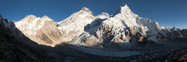 istock Evening view of Everest from Pumo Ri base camp 539095203