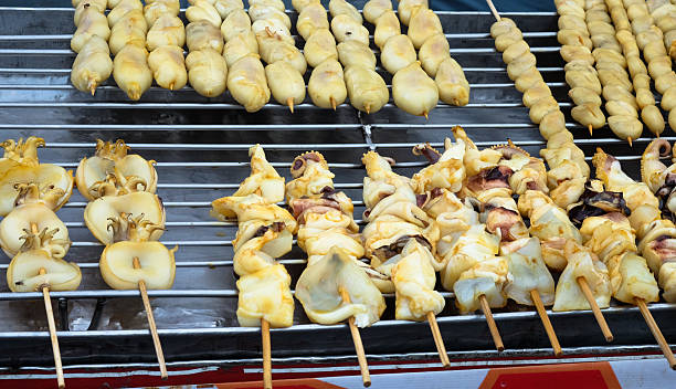 istock Many of grilled squid 539099238