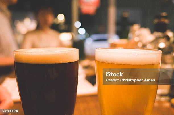 Craft Beer Tasting Stock Photo - Download Image Now - Alcohol - Drink, Amber, Art And Craft