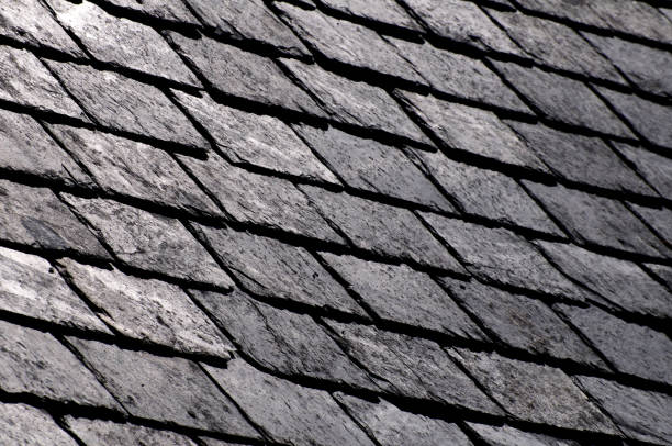 istock Cottage Roof Slates 539100938