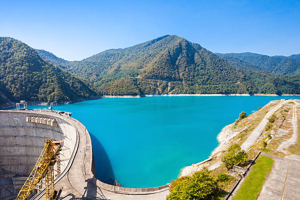 istock Inguri reservoir, Georgia 539103100
