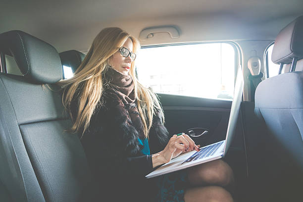 Businesswoman Using Laptop