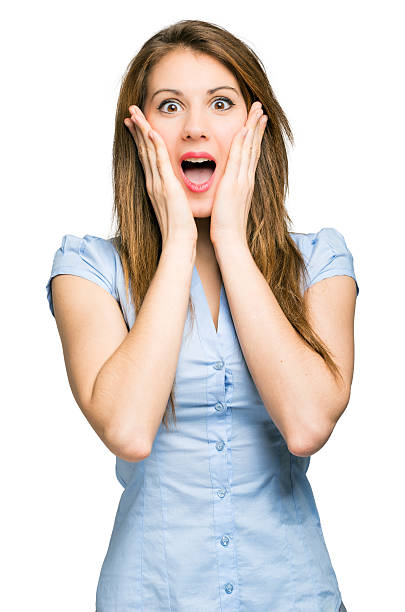 istock Surprised businesswoman portrait 539105983