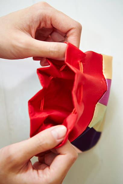 istock Opening up Korean traditional pouch 539106738