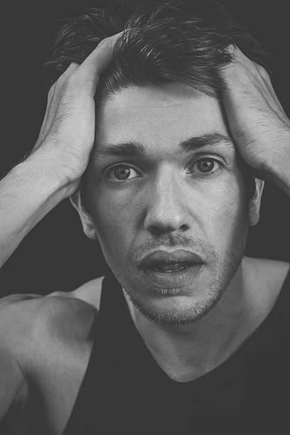 istock Headshot of a worried man 539111610