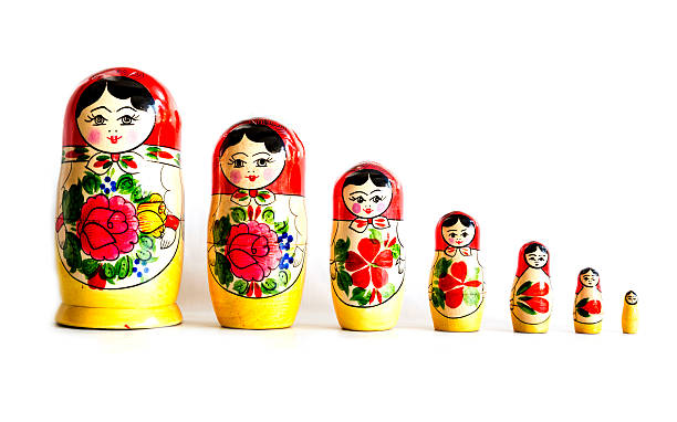 istock Traditional Russian matryoshka dolls 539112486