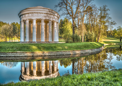 Temple of Friendship in Pavlovsk park, Saint Peterburg, Russia.