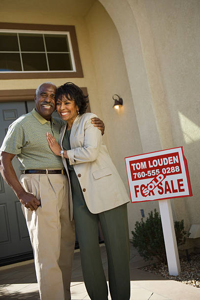 istock Middle-aged couple with New Home 539117599