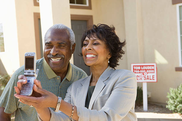istock Middle-aged couple with New Home 539117611