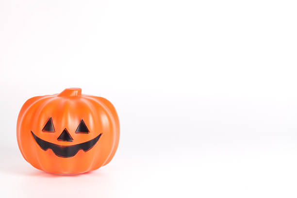 istock Halloween Pumpkin isolated on white background 539118900