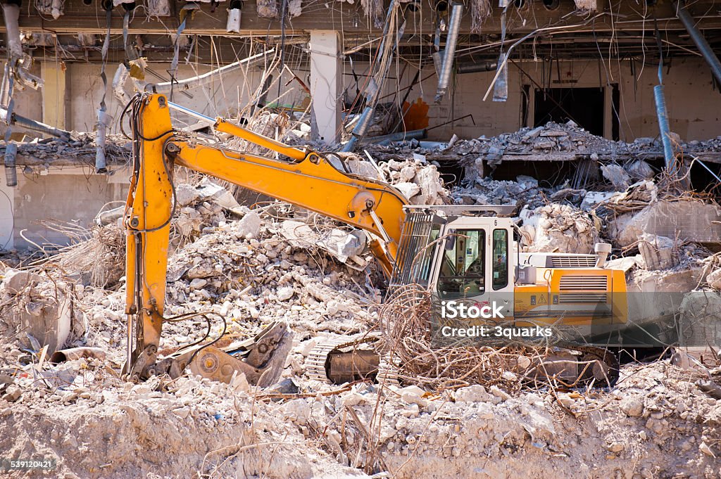 Demolition Building 2015 Stock Photo