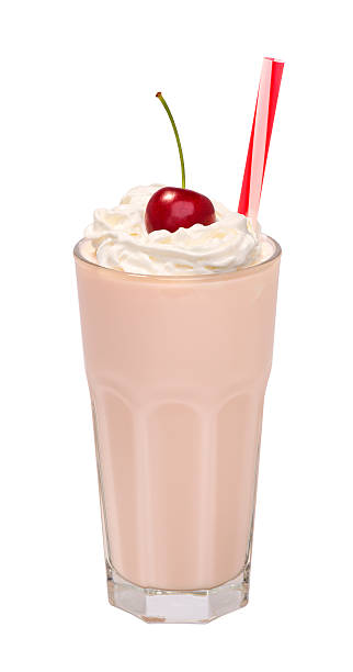 istock cherry milkshake with whipped cream isolated 539121296