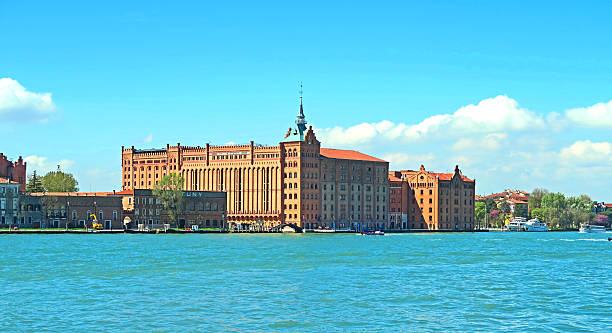 istock Guidecca Canal in Venice and remodeled Stucky flour mill 539121894