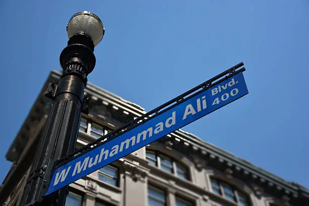 Photo of Muhammad Ali Street Sign