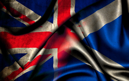 Flags of the United Kingdom and Scotland