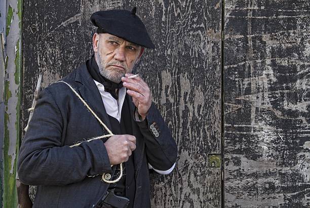 istock French resistance fighter, World War II reenactment 539126846