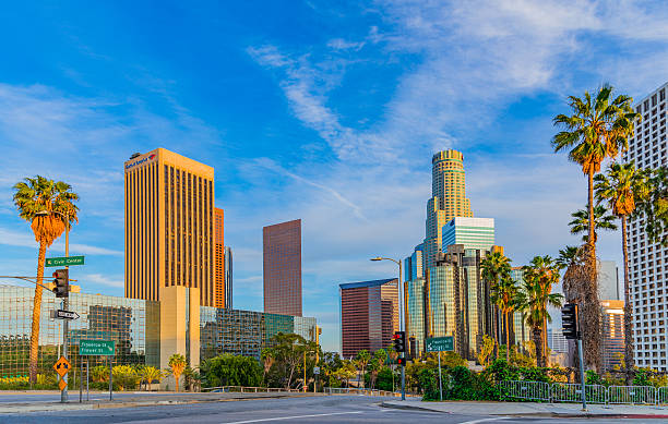 istock Skyscrapers of Los Angeles skyline,CA 539127988