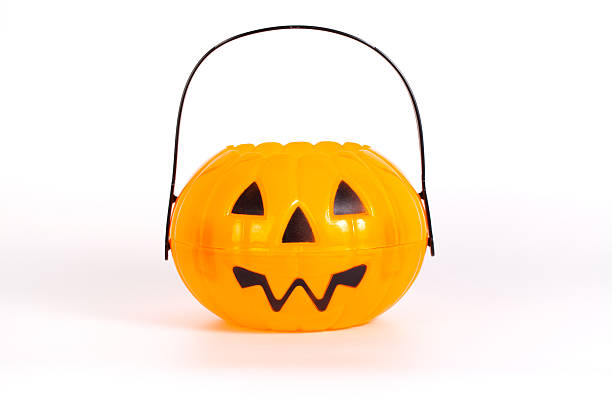 istock Halloween Pumpkin isolated on white background 539129198