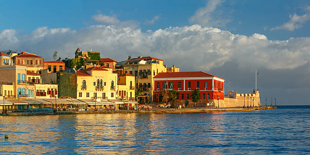 istock Panorama old harbour, Chania, Crete, Greece 539130412