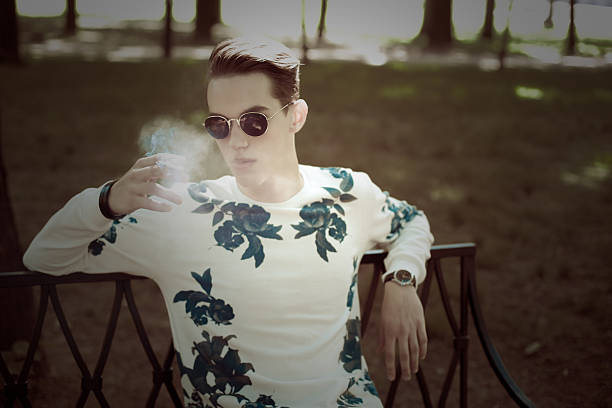 istock Young stylish man. Outdoor. 539140897
