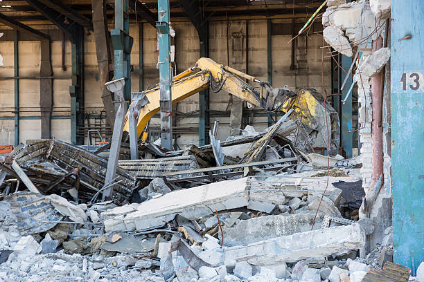 istock Demolition of a factory building 539141201