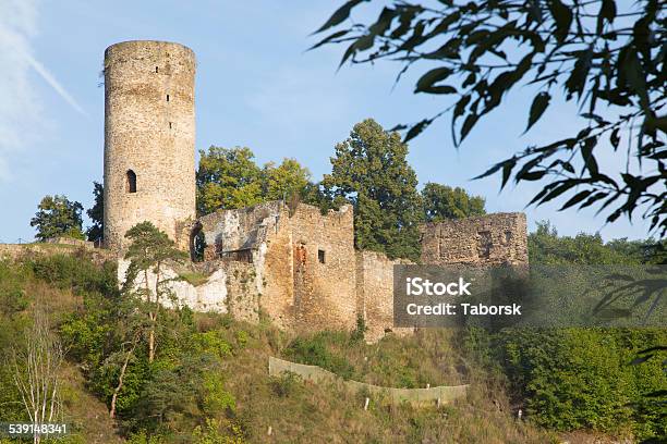 Old Ruin In The Village Dobronice Stock Photo - Download Image Now - 2015, Blue, Business Finance and Industry