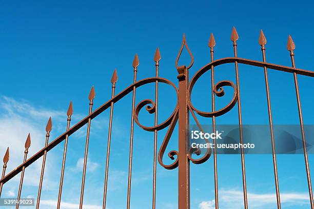 Iron Gate Stock Photo - Download Image Now - Gate, Welding, 2015